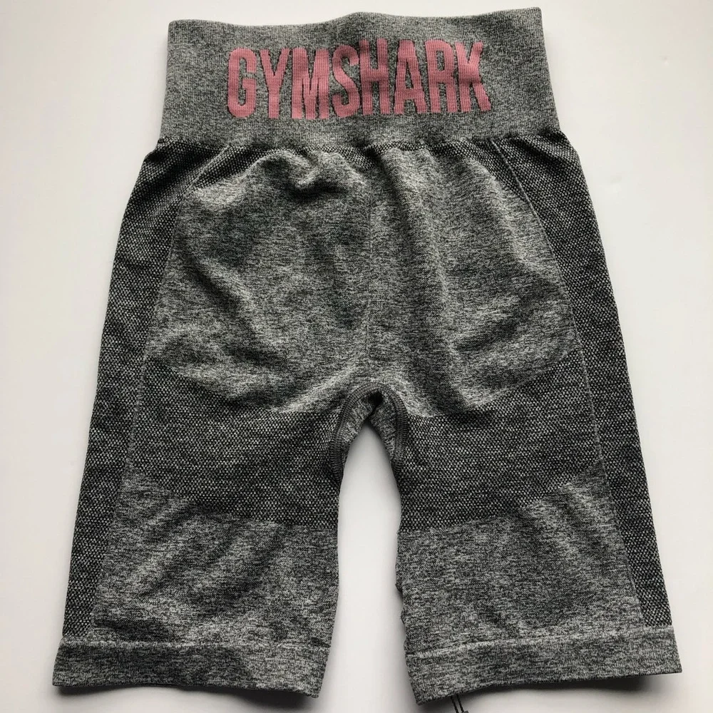 Gymshark S/M Flex Seamless Cycling Shorts & Adapt Marl Seamless Sports Bra Set - Picture 3 of 7